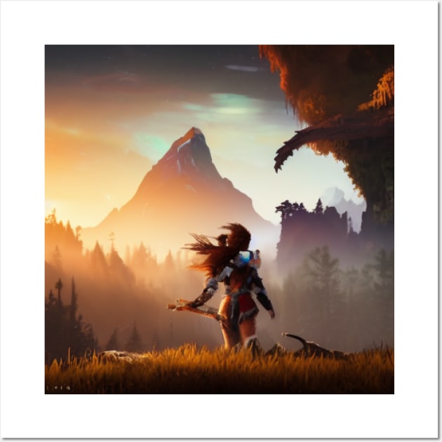 Horizon Zero Dawn Wall Art by Beastlykitty